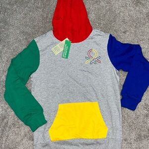 United Colors Of Benetton Multicolor Kids Hoodie